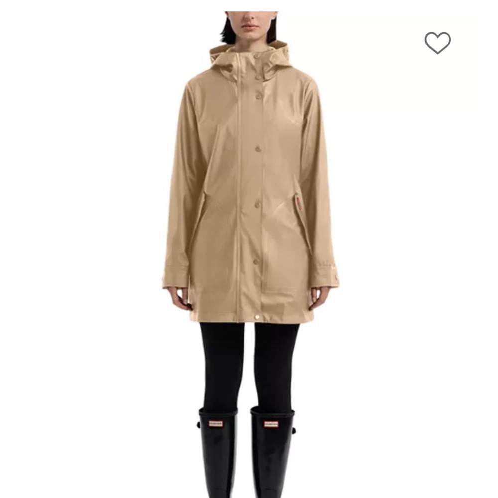 Hunter Acacia Rubberized Rain Jacket NWT